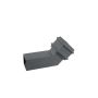 Cast Iron Square Downpipe Bend - 135 Degree x 100mm Primed