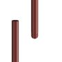 Lindab Steel Downpipe - 100mm x 3mtr Dark Red
