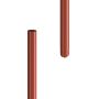 Lindab Steel Downpipe - 75mm x 3mtr Tile Red
