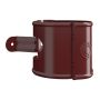 Lindab Steel Universal Downpipe Clip - 100mm Dark Red