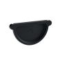 Galeco Steel Half Round Gutter Kit Black - 120mm Diameter