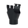 Galeco Steel Half Round Gutter Kit Black - 120mm Diameter
