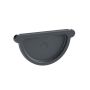 Galeco Steel Half Round Gutter Kit Graphite Grey - 120mm Diameter