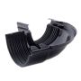 Galeco Steel Gutter External Angle - 90 Degree x 135mm Black