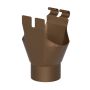 Galeco Steel Half Round Gutter Kit Copper Effect - 135mm Diameter