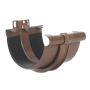 Galeco Steel Gutter Union with Bracket - 135mm Copper Effect