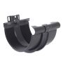 Galeco Steel Gutter Union with Bracket - 135mm Graphite Grey