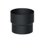 Galeco Steel Round Hopper & Downpipe Kit Black - 87mm Diameter
