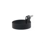 Galeco Steel Round Offset Downpipe Kit Black - 87mm Diameter