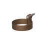 Galeco Steel Round Offset Downpipe Kit Copper Effect - 87mm Diameter