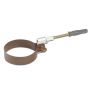 Galeco Steel Downpipe Clip with Fixing - 87mm Copper Effect