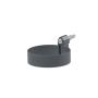 Galeco Steel Round Hopper & Downpipe Kit Graphite Grey - 87mm Diameter