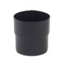 Galeco Steel Downpipe Connector - 87mm Black