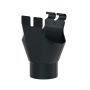 Galeco Steel Gutter Small Shed Pack Apex Style Roof - 6x4 to 10x8 Black