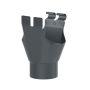 Galeco Steel Gutter Small Shed Pack Pent Style Roof - 6x4 to 10x8 Graphite