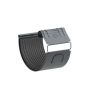 Galeco Steel Gutter Standard Shed Pack Pent Style Roof - 12x6 to 20x12 Graphite