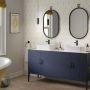 Acrylic Wall Panel - 896mm x 2400mm x 4mm Deco Tile White & Mustard