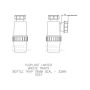 FloPlast Bottle Trap - 32mm White