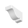 Dentil Block Exterior - 77mm x 100mm x 200mm White