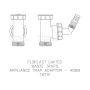 FloPlast Trap Adaptor - 40mm White