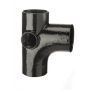 Push Fit Cast Iron Soil Branch with Right Hand Boss - 92.5 Degree x 100mm