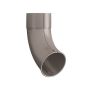Lindab Steel Downpipe Shoe - 120mm Anthracite Metallic