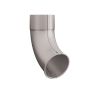 Lindab Steel Downpipe Shoe - 87mm Silver Metallic