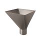 Lindab Magestic Steel Large Water Hopper - 75mm Galvanised