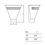 Lindab Magestic Steel Half Round Water Hopper - 100mm Galvanised