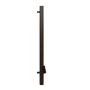 Lindab Steel Vandal Reinforced Pipe with Leaf Trap - 102mm x 2mtr Brown