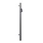 Lindab Steel Vandal Reinforced Pipe with Raised Leaf Trap - 102mm x 2mtr Silver Metallic