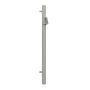 Lindab Steel Vandal Reinforced Pipe with Raised Leaf Trap - 102mm x 2mtr Antique White