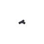 FloPlast Solvent Weld Waste Tee - 40mm Black
