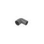 FloPlast Solvent Weld Waste Bend Swivel Male and Female - 90 Degree x 32mm Grey