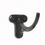 Cast Iron Beaded Half Round Gutter Fascia Bracket - 125mm Black