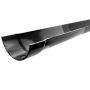 Cast Iron Half Round Gutter - 100mm x 1829mm Black