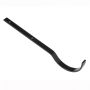 Cast Iron Half Round Gutter Top Rafter Bracket - 100mm Galvanised Black Painted