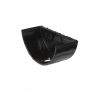 Cast Iron Half Round Gutter External Stopend - 150mm Black