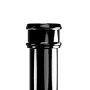Cast Iron Round Non-Eared Downpipe - Socket On One End - 75mm x 1829mm Black