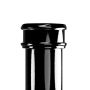 Cast Iron Round Non-Eared Downpipe - Socket On One End - 100mm x 1829mm Black
