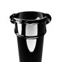 Cast Iron Round Eared Downpipe - Socket On One End - 150mm x 610mm Black