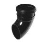 FloPlast Industrial/ Xtraflo Downpipe Single Socket Shoe - 110mm Black