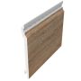 Naturale Wood Effect Cladding With V-Groove - 150mm x 5mtr Barnwood Oak - Pack of 4