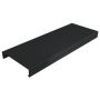 Aluminium Coping for 241-300mm Wall - 360mm x 3mtr Black (9005 Matt)