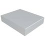 Aluminium Coping Stop End for 301-350mm Wall - 410mm Painted