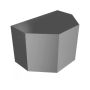 Aluminium Round Swaged Apollo Hopper - 76mm PPC Finish Anthracite Grey (7016 Matt)