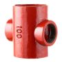 Cast Iron Halifax Soil Boss Pipe Double Opposite - 88 Degree x 100mm