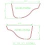 Cast Iron Ogee Gutter - 125mm x 1829mm Black