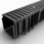 Channel Drainage Polypropylene / Ductile Iron Class C250 - 25 Tonne x 1mtr Length