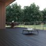 Standard Woodgrain / Grooved Composite Decking Board - 135mm x 3600mm Charcoal